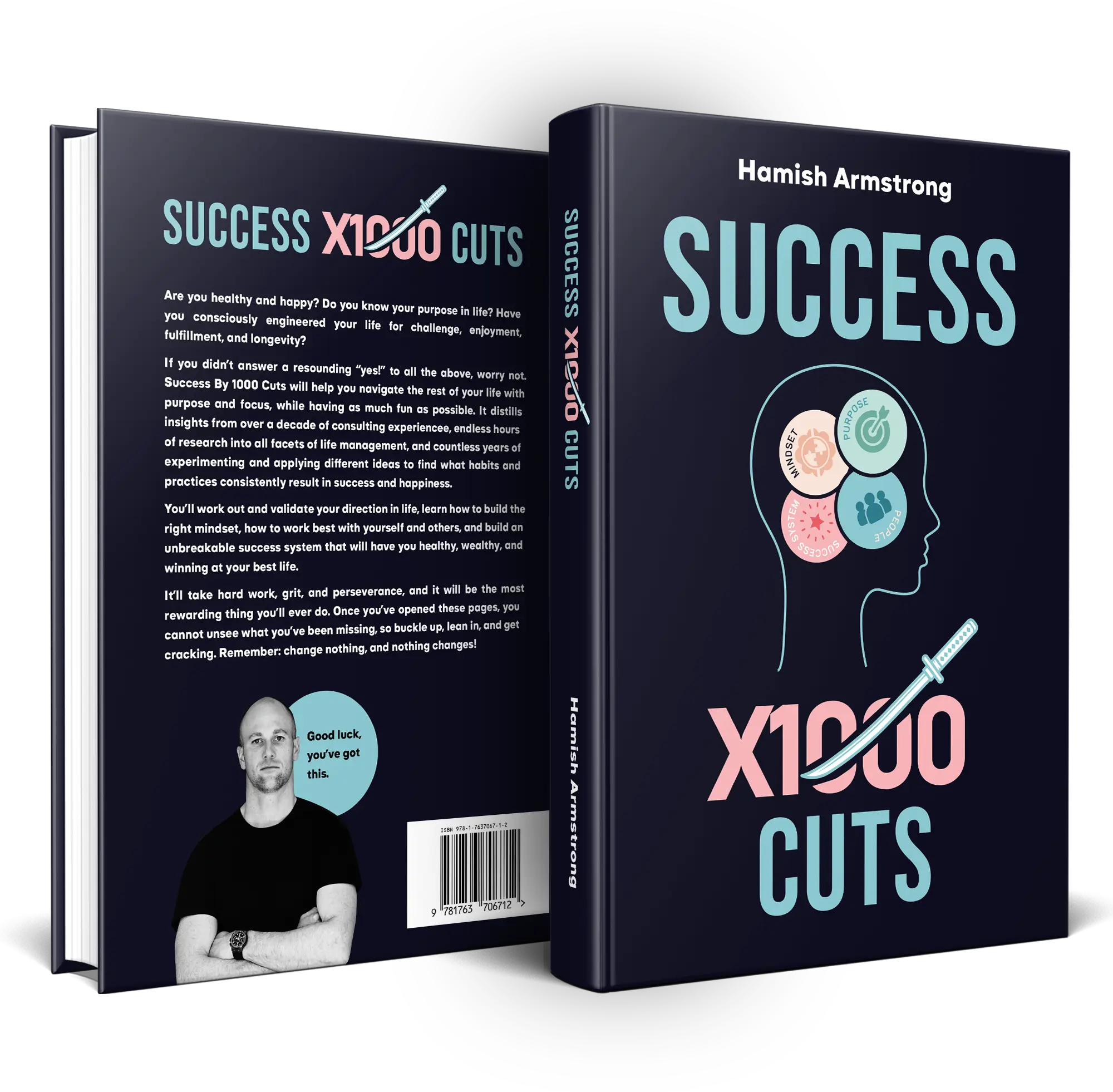 Success by 1000 Cuts book cover by Hamish Armstrong